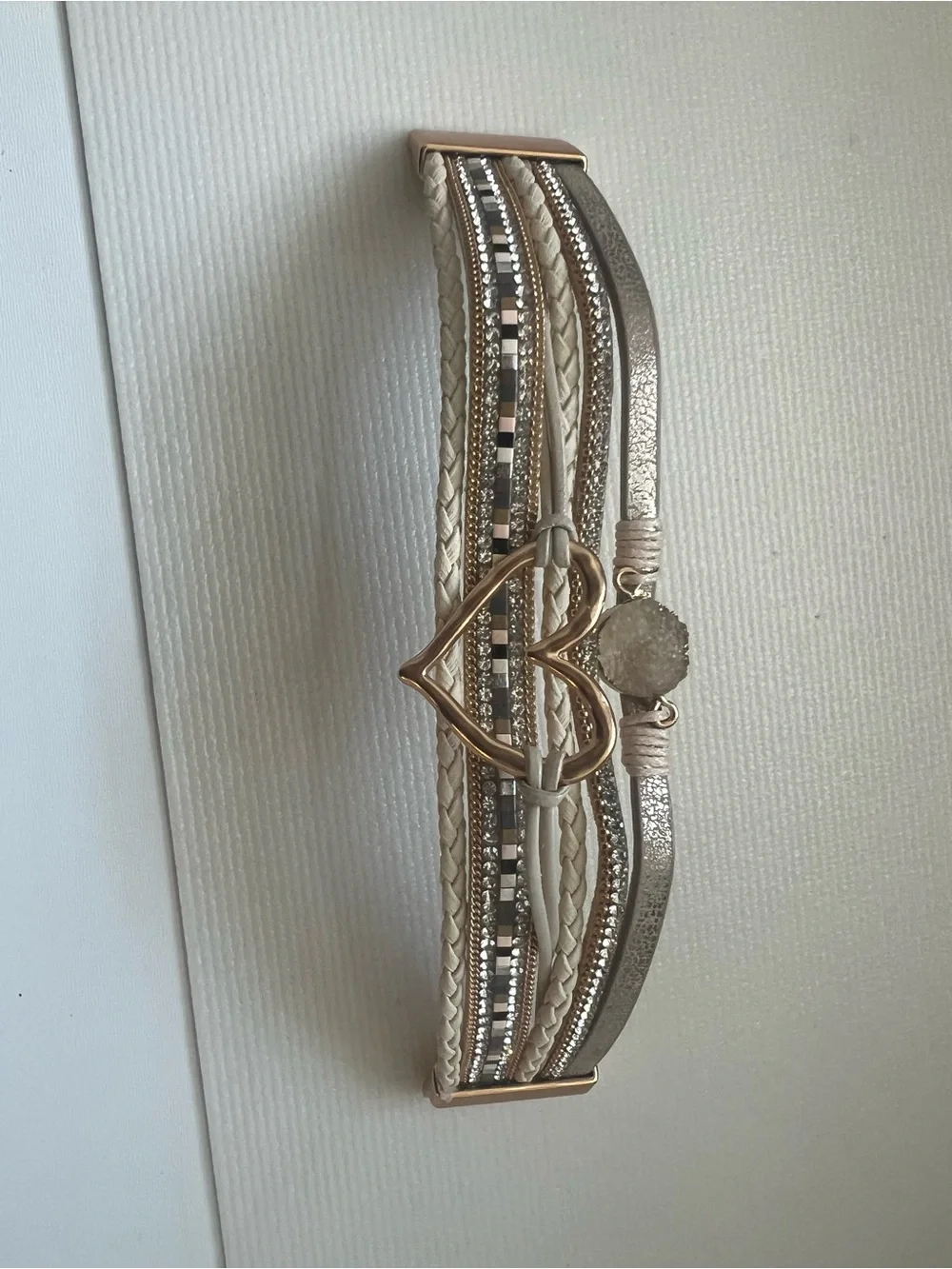 2 Bracelets with Magnetic Clasps- Women Jewelry